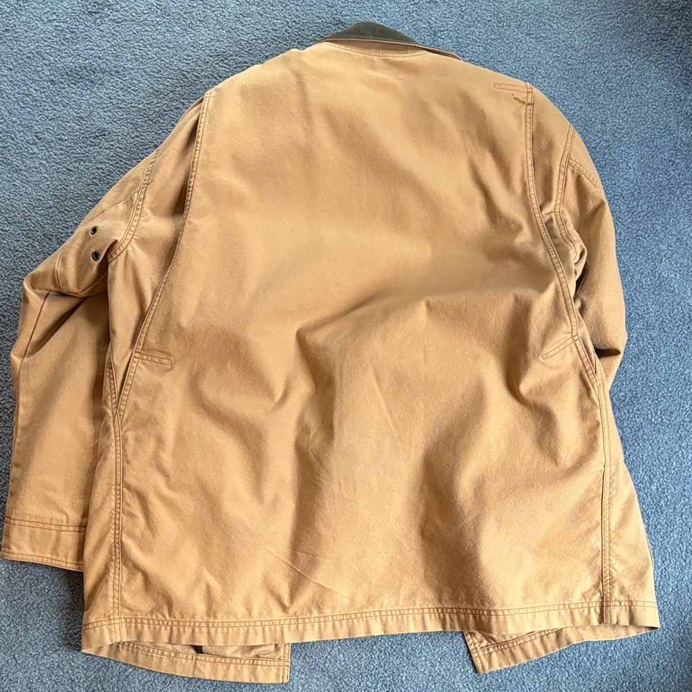 L.L. Bean Men's Field Jacket Large with Dark Green corduroy Collar - Picture 8 of 9